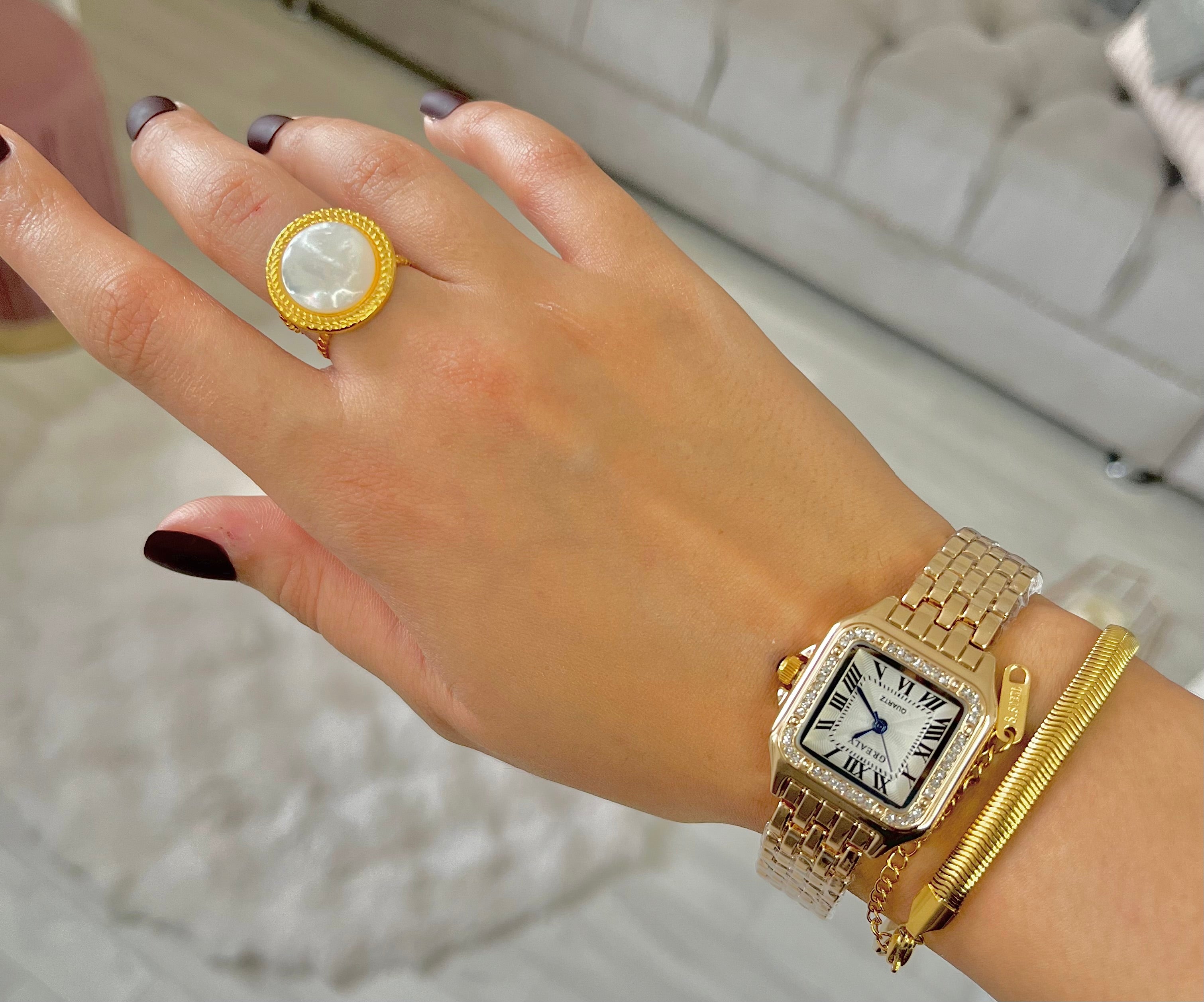 Montre Allure dorée